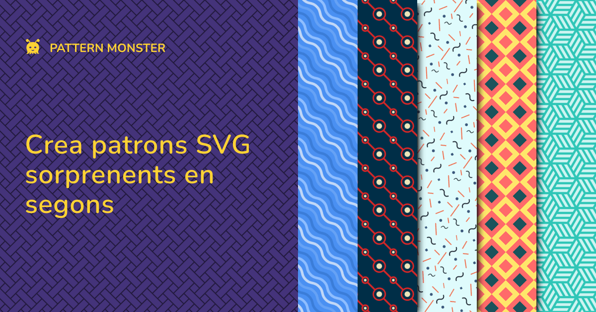 Pattern Monster - Generador de patrons SVG
